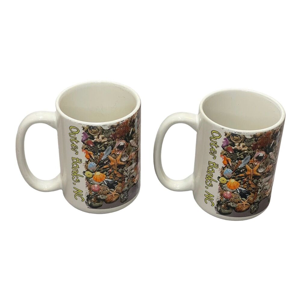 Set Of 2 Outer Banks North Carolina Coffee Mug - Picture 4 of 6